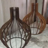 لوستر اویز بالون چوبی