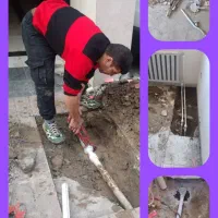 لوله کشی تشخیص نشتی ورفع نم کف سرویسها