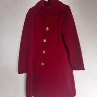 پالتو زرشکی سایز ۴۲|لباس|هشترود, |دیوار