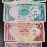 ست اسکناس دینار کویت 1968