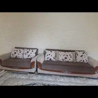 مبل راحتی ۷ نفره تخت شو|مبلمان خانگی و میز عسلی|شاهین‌شهر, دهخدا|دیوار