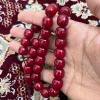 تسبیح کهربا کهنه بودار