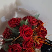گل رز بزرگ ۲۴شاخه|گل مصنوعی|کرمانشاه, |دیوار