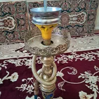 قلیان برنجه قدیمی|کلکسیون اشیاء عتیقه|کرمانشاه, |دیوار