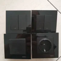 کلید و پریز خارجی VEERA مشکی نو
