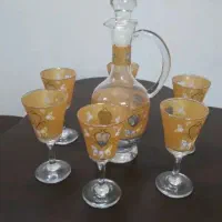 جام و۶عدد گیلاس