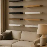 شلف و طبقه دیواری|کتابخانه، شلف، قفسه‌های دیواری|تهران, ستارخان|دیوار