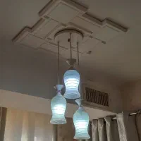 لوستر سه شاخه|لوستر و چراغ آویز|کرج, بنیاد|دیوار