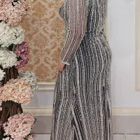 پیراهن مجلسی تمام کارشده سایز ۵۰|لباس|لواسان, |دیوار