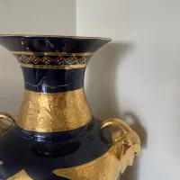 گلدان بزرگ سورمه ای|صنایع دستی و سایر لوازم تزئینی|اصفهان, سپاهان‌شهر|دیوار