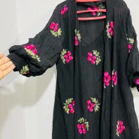 مانتو دامن بافت کراپ سوزندوزی|لباس|بوشهر, |دیوار