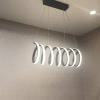 لوستر مدرن فنری