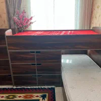 تخت دو طبقه + کمد /جادار و مناسب کودک و نوجوان|تخت و سرویس خواب|تهران, سازمان برنامه شمالی|دیوار