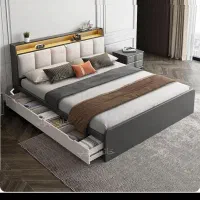 تخت 2نفره 200*160|تخت و سرویس خواب|رشت, یخسازی|دیوار