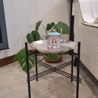 میز  جلومبلی فلزی هنری از فروشگاه زیین|مبلمان خانگی و میز عسلی|تهران, چیتگر شمالی|دیوار