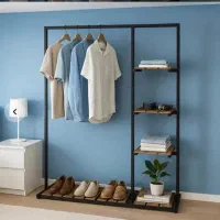 رگال لباس کتابخانه آینه دکور فروشگاه ارسال رایگان