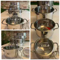 قابلمه تابه تک استیل کفچدن ضخیم وسنگین کی اس تیKST