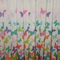 پرده حریر آستر دار
