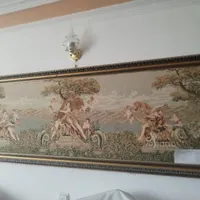 دو عدد تابلو فرش و ابریشمی