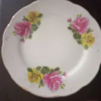 بشقاب بزرگ میوه خوری گل سرخ