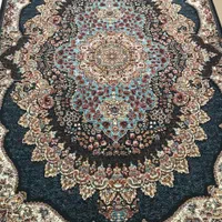 فرش رنگ سرمه‌‌ای طرح دار ۶متری|فرش|رشت, معلم|دیوار
