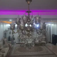 لوستر برنجی اصل|لوستر و چراغ آویز|نسیم‌شهر, |دیوار