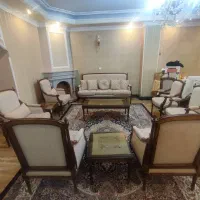 مبل 9نفره و میز ناهار خوری 8نفره کاملا سالم|مبلمان خانگی و میز عسلی|تهران, آشتیانی|دیوار