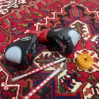 ست لباس و دستکش و نانچیکو و کمربند کیک بوکسینگ|تجهیزات ورزشی|آذرشهر, |دیوار