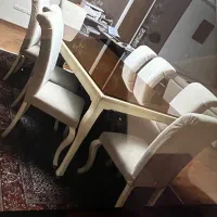 میزو صندلی غذاخوری ۸نفره چوبی