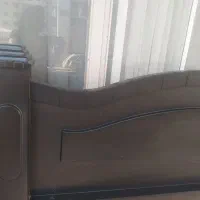 تخت خواب دونفره با میز توالت تمام چوب بدون کفی|تخت و سرویس خواب|تهران, میدان ولیعصر|دیوار
