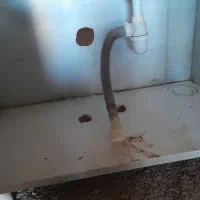 کابینت سینک سالم بدون خرابی