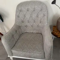 مبل نیم ست پنج نفره پایه چوبی