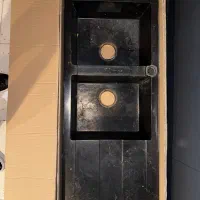 سینک ظرفشویی گرانیتی دو لگن