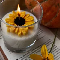 شمع گل بابونه|صنایع دستی و سایر لوازم تزئینی|تهران, باغ خزانه|دیوار