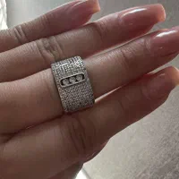 انگشتر نقره فول نگین ایتالیای شیک|بدلیجات|تهران, افسریه شمالی|دیوار