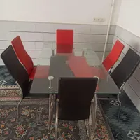 میز ناهارخوری ۶ نفره|میز و صندلی غذاخوری|کاشان, درب اصفهان|دیوار