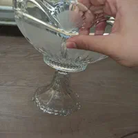 یک دست فنجان و یک عدد میوه خوری کریستال|ظروف سرو و پذیرایی|تهران, امیر بهادر|دیوار