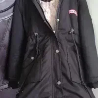 کاپشن کلاه خز