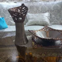 گلدان میوه خوری کاسه بشقاب شیرینی خوری  طرح برگ|ظروف سرو و پذیرایی|تهران, افسریه جنوبی|دیوار