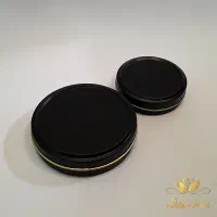 بسته بندی با قوطی فلزی l مشکی نقره ای طلایی