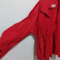 کت کوتاه قرمز پارچه خیلی جذاب یکم شاین داره|لباس|شیراز, شهرک والفجر|دیوار