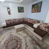 مبل ال کارکرده خانگی ۷ نفره با میز پذیرایی|مبلمان خانگی و میز عسلی|تهران, جی|دیوار