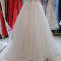 فروش لباس عروس دامن اسکارلت با زیره شاین بیده|لباس|کرج, برغان|دیوار