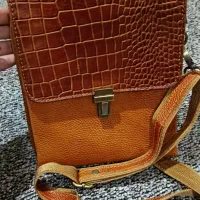 کیف دوشی چرم گاوی اصل