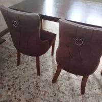میز ناهار خوری ۶ نفره با ۴ صندلی