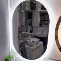 آینه های بک لایت با سنسور حرکتی ۱،۸۵۰،۰۰۰|لوازم سرویس بهداشتی|لاهیجان, خمیر کلایه|دیوار