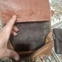 دو عدد کیف تمام چرم دستی مردانه