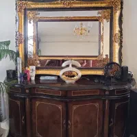 اینه کنسول درحد نو تمام چوب