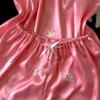 لباس ساتن قو صورتی|لباس|خاو و میرآباد, |دیوار