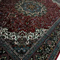 فرش ماشینی۱۲متری۲عددتمام نخ عین فرش دستباف نوعه نو|فرش|تبریز, |دیوار